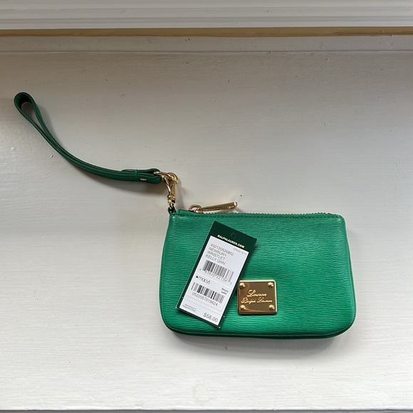 Ralph Lauren Kelly Green Wristlet - Picture 2 of 6